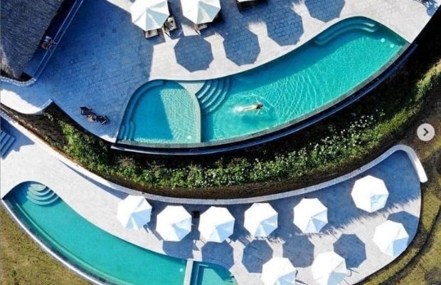 Infinity pool in Topas Ecolodge